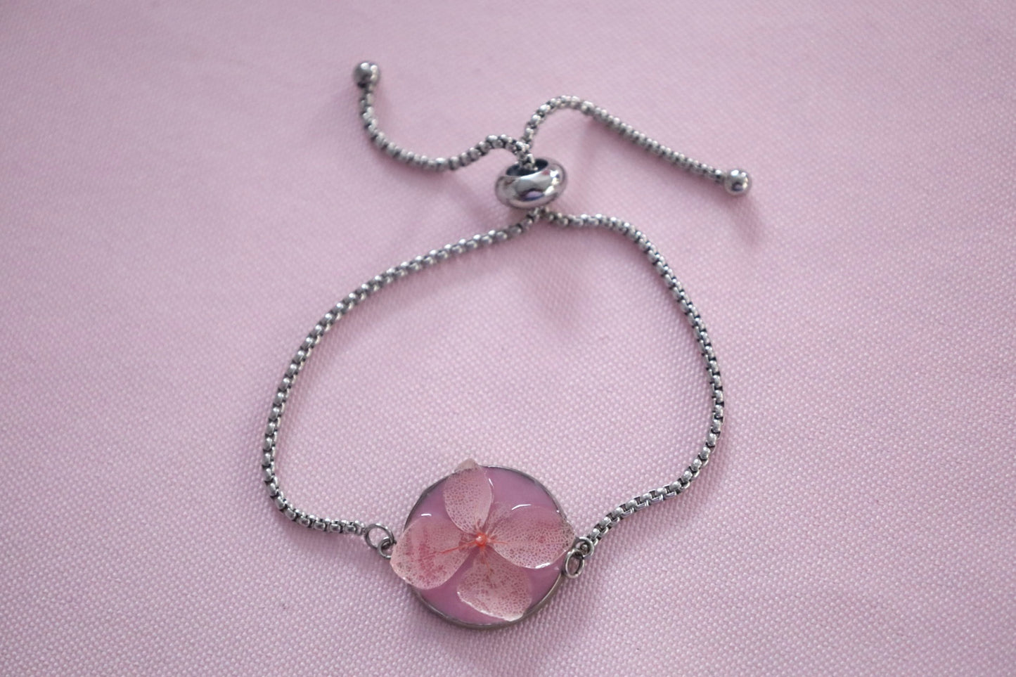 Pink Floral w/ Pink Bracelet