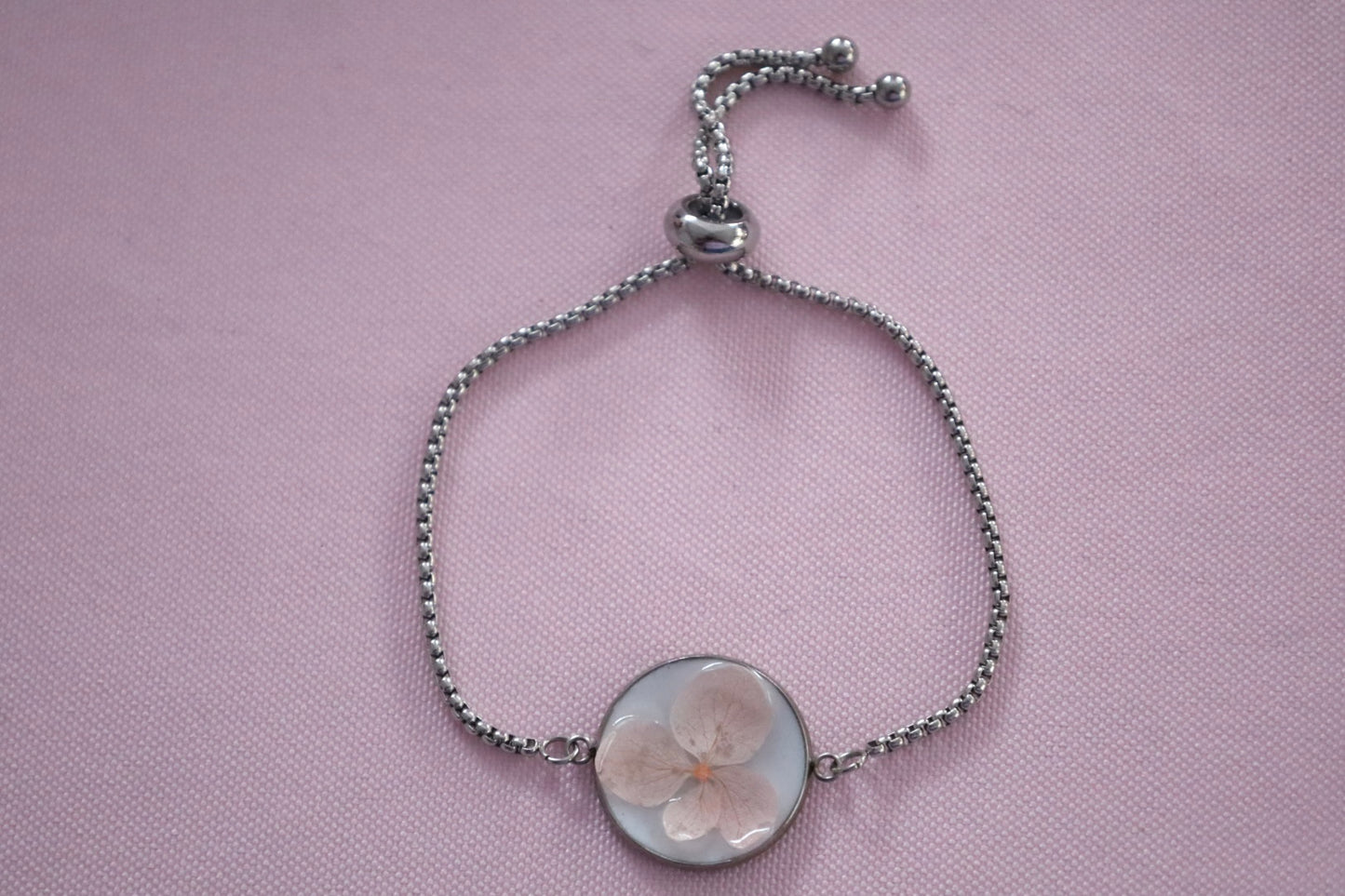 Light Pink Floral w/ White