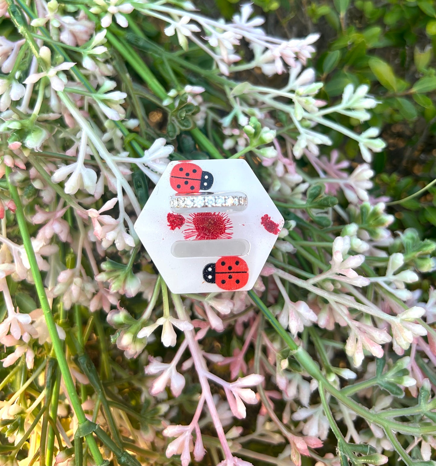 Ladybug Ring Holder