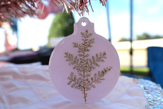 Purple Leaf Ornament