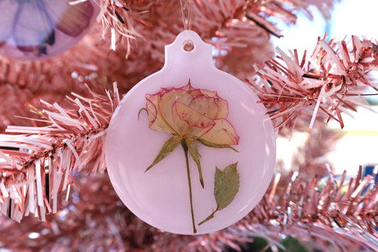 Pink Floral Ornament
