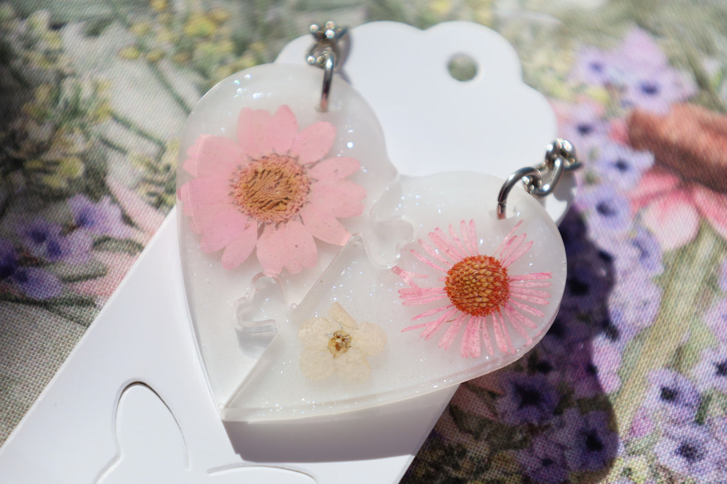 Pink Locket Keychain