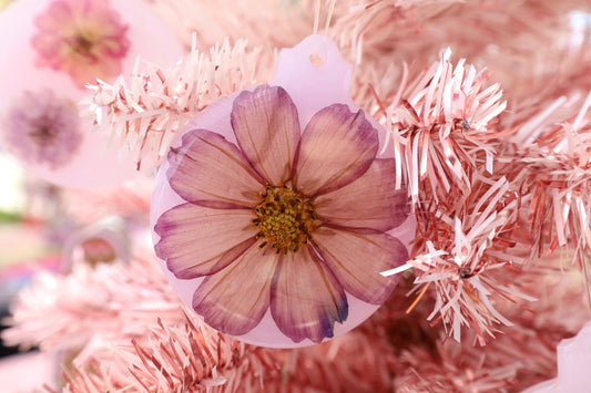 Purple Floral Ornament
