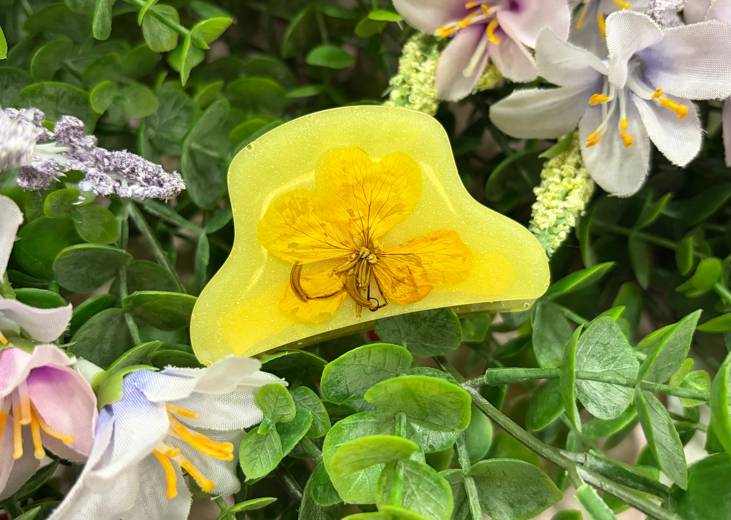 Small Floral Hair Claw
