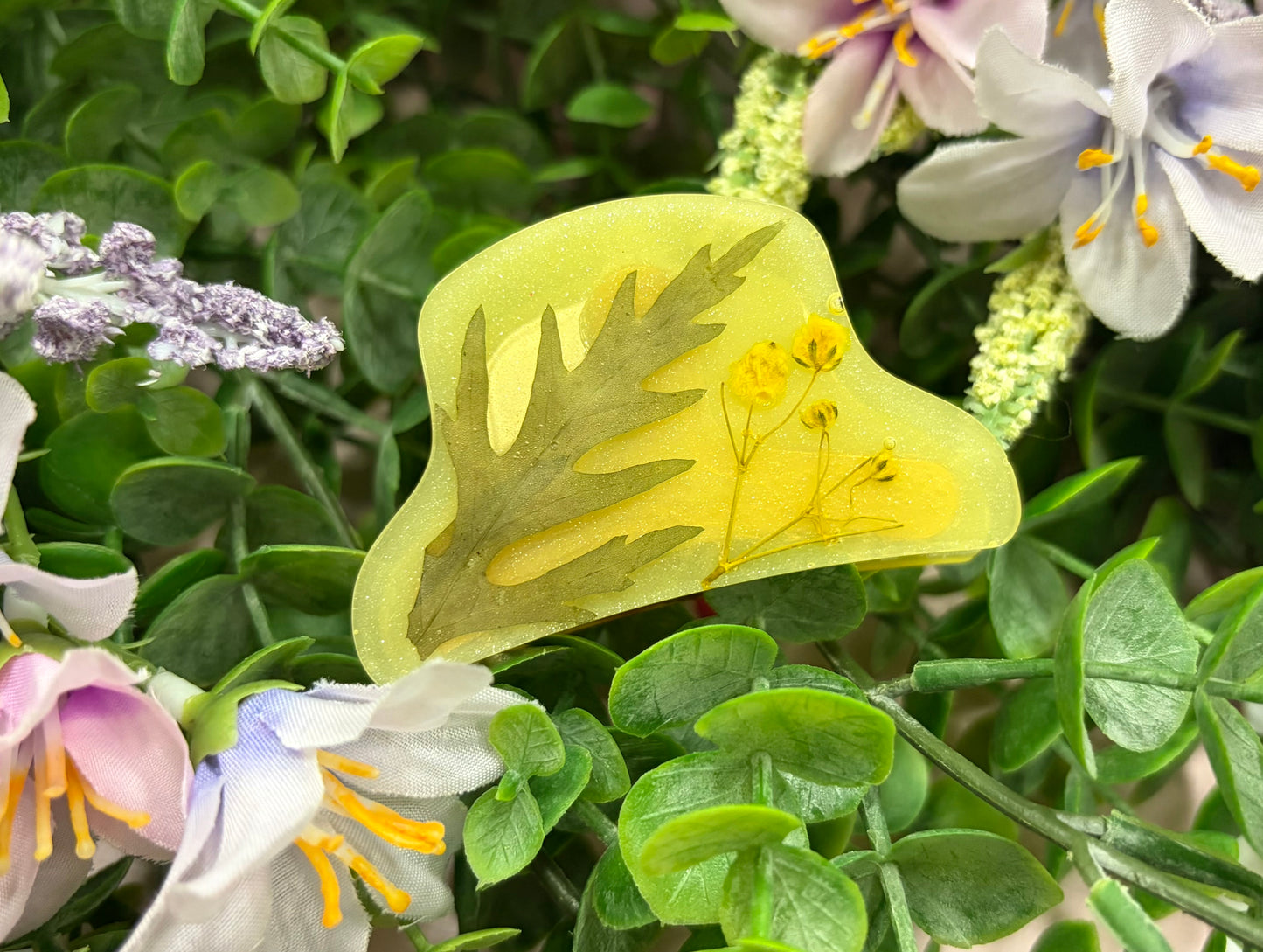 Small Floral Hair Claw