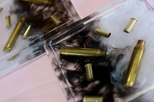 Smokey Bullet Casing Coaster
