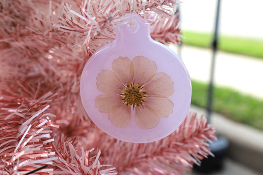 Light Pink Floral Ornament