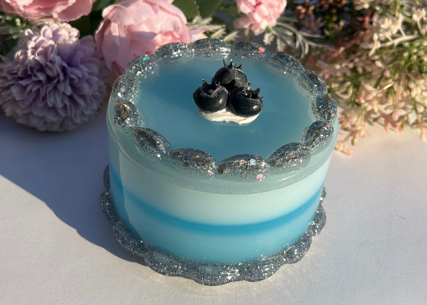 Blueberry Trinket Cake Box