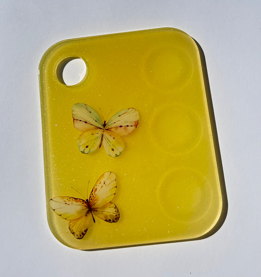 Yellow Butterfly Makeup/Paint Palette