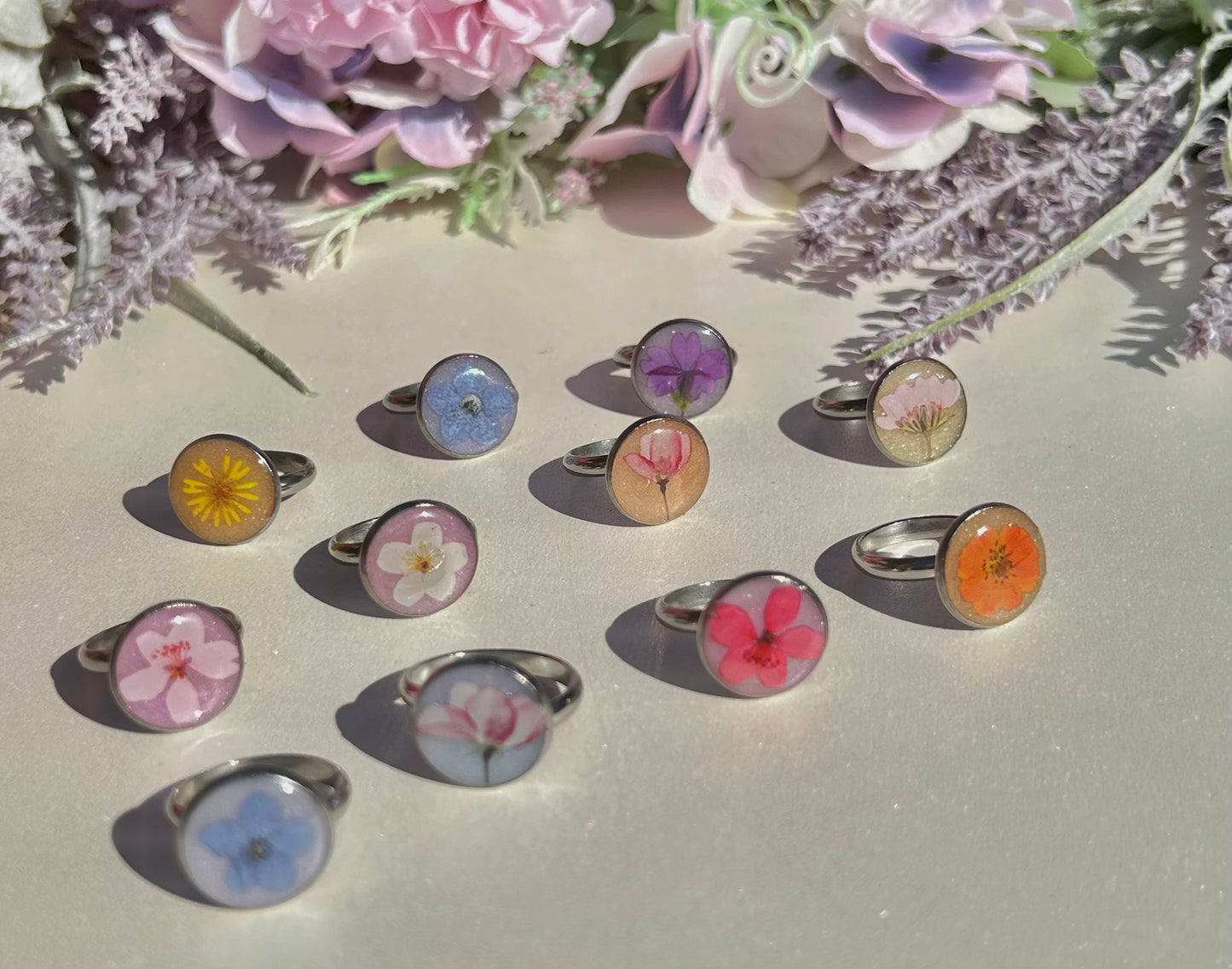 Circle Floral Rings (Randomly Chosen)