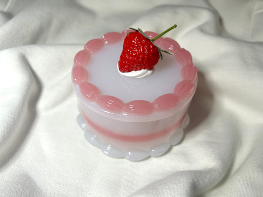 Strawberry Trinket Cake Box
